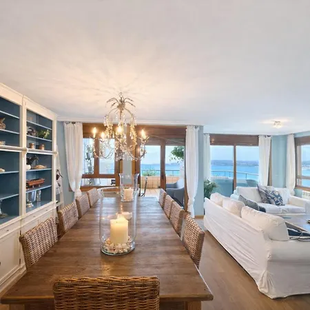 公寓 Holibai Lar De Mar, Duplex Con Terrazas Y Vistas Infinitas Al Mar En 巴约讷