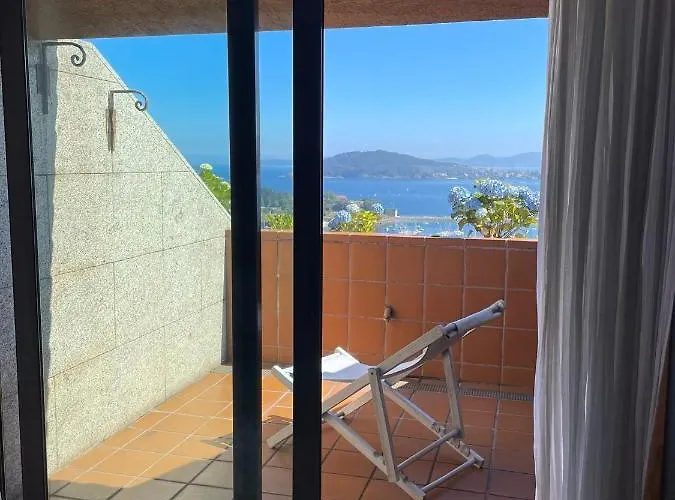Apartamento Holibai Colección Atlántica, Dúplex con gran terraza y vistas a la bahía Baiona